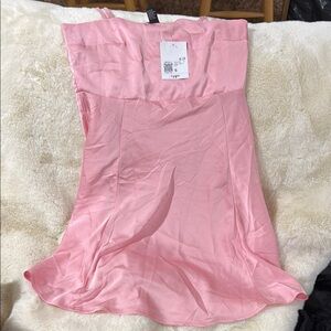 Pink Strapless Dress